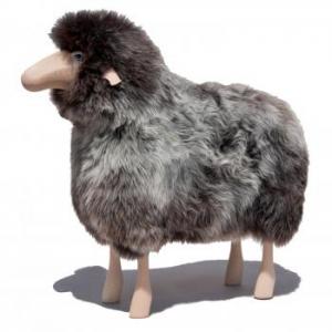 MEIER – 40120 SHEEP BLACK WOOD – BLACK WOOD GREY-BROWN FUR