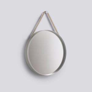 HAY DESIGN – STRAP MIRROR – LIGHT GREY, LARGE
