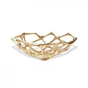 TOM DIXON – BONE BOWL – BRASS, SMALL