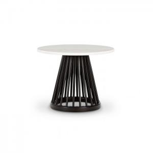 TOM DIXON – FAN TABLE – WHITE, ÇAP 60