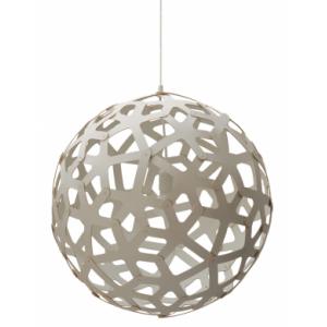 DAVID TRUBRIDGE – CORAL  PENDANT – NATURAL WHITE, ÇAP 60